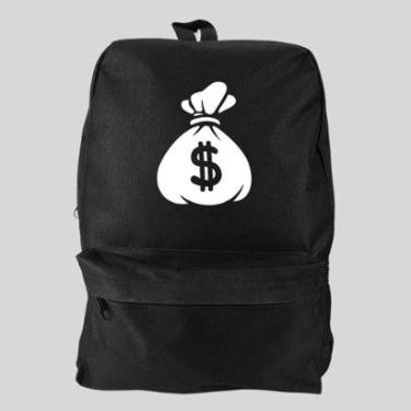 Imagem de Mochila Bolsa Masculina Basica Escolar Pega a Visão Estampado Saquinho-Masculino