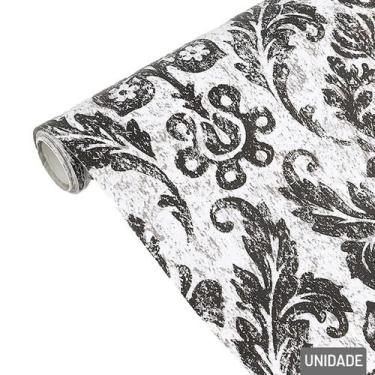 Imagem de Papel de Parede 45cm X 5m Arabesco de Flores - Tudo em Caixa