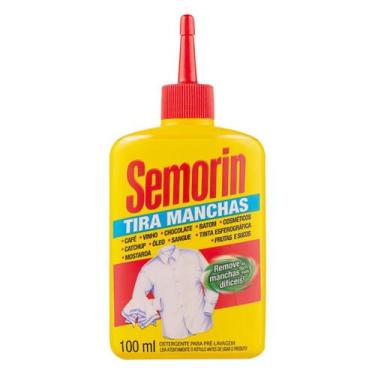 Imagem de Tira Manchas Semorin 100Ml Remove Manchas Difíceis Rápido
