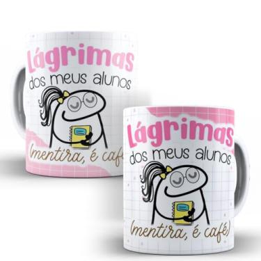 Imagem de Caneca Meme Flork Lágrimas dos Meus Alunos Mentira é Café