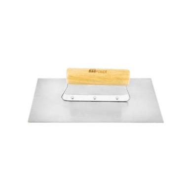 Imagem de Desempenadeira lisa aço carbono c/cabo de madeira.indi bpw