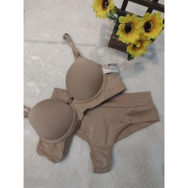 Imagem de Conjunto liso calcinha e sutiã - Jess Lingerie, Nude, M