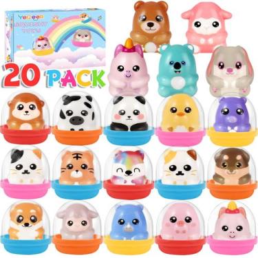 Imagem de Squishy Toys YEGEER, pacote com 20 animais de crescimento lento com re