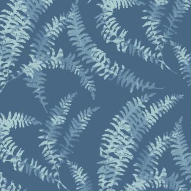 Imagem de Papel de Parede Capri Folhagem Azul 190512502