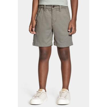 Imagem de Bermuda Aramis Infantil Confort Chino Color Verde-Masculino