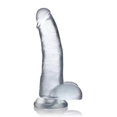 Imagem de Curve Novelties Dildo Jock C-Thru - 9 Polegadas 8-9 Polegadas (Pacote Com 1) Claro