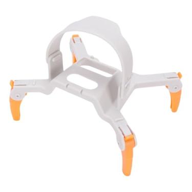 Imagem de SPYMINNPOO Perna Dobrável do Trem de Pouso do Drone, Aumento de 30mm para Drones Flip, Silicone Plástico, Estrutura de Dedo pé, Estabilidade Aprimorada (Laranja)