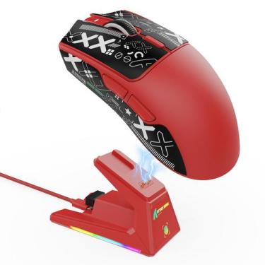 Imagem de Mouse para jogos sem fio ultraleve ATTACK SHARK X1 40000DPI RGB