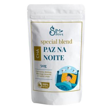 Imagem de Chá Paz na Noite Auxilia para Dormir e Relaxamento - Sim Naural