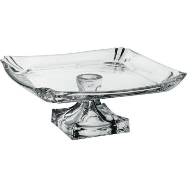 Imagem de Centro Mesa Fruteira Home&co Com Pe Vidro 12x31 Transparente