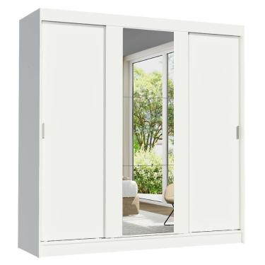 Imagem de Guarda Roupa Casal Reno 3 Portas de Correr Madesa