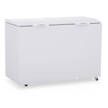 Imagem de Freezer 2 Tampas Gelopar Conservador Branco 411L Ghb410bin Bivolt