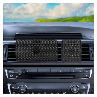 Imagem de Tuxihapp 2 peças de defletor de vento para saída de ar do carro, clipe de ventilação do purificador de ar do painel do carro ABS, acessórios essenciais para grade de escapamento de saída CA para