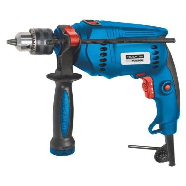 Imagem de Furadeira De Impacto 600 W 1/2" 220 V Para Uso Profissional Com Empunhadura Auxiliar Velo