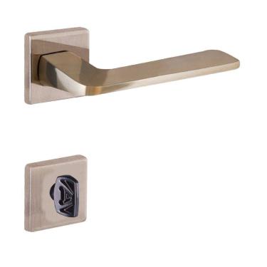 Imagem de Fechadura Banheiro Roseta Latonado Ultra Line Aliança