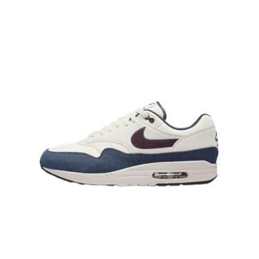 Imagem de Nike Tênis masculino Air Max 1, Leite de coco/azul marinho/madeira de minério claro marrom, 36 BR