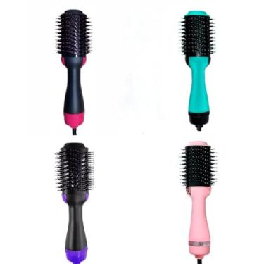 Imagem de Escova Secadora 110V Alisador Elétrica Quente Cabelo Com 3 Em1 (Aleatoria)