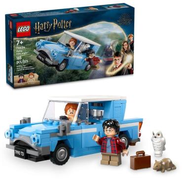 Imagem de Brinquedo LEGO Harry Potter Flying Ford Anglia com 2 minifiguras 7+