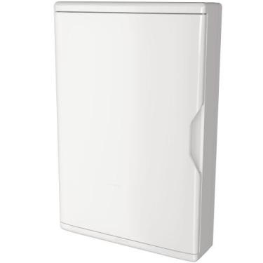 Imagem de Quadro distribuição sobrepor 36d/27n branco sem barramento krona