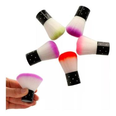 Imagem de Pincel Espanador De Pó Para Unhas De Gel Acrigel Pompom