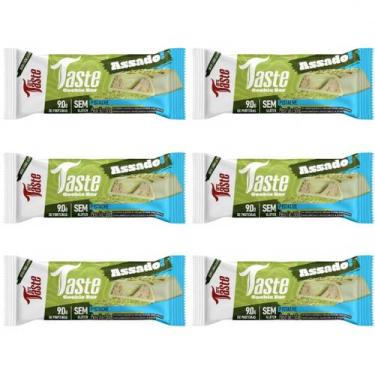 Imagem de Kit 6 barra de proteina pistache 50g 9g de proteina zero aç - MRS TAST