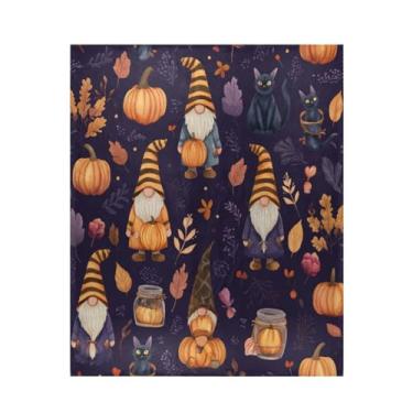 Imagem de Blueangle Gnomos fofos potes de doces cobertor super macio e quente, 127 x 152 cm, leve para todas as estações, cobertor aconchegante para cama, sofá, sofá, fácil de cuidar (525)