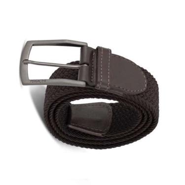 Imagem de Cinto Ferracini De Elastico Com Couro - Marrom - M