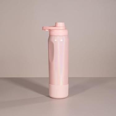 Imagem de Garrafa Térmica de Água Inox Rainbow - 650ml ou 950ml, Ideal para Academia Esportes e Dia a Dia Mantém Bebidas Geladas por Muito Tempo(Rosê,Sem Personalização 650ml)