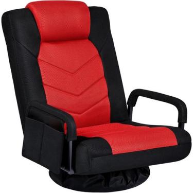 Imagem de Cadeira de jogos Floor Yaheetech Swivel Video Game Lazy Lounger