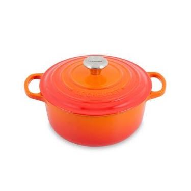 Imagem de Panela Redonda Signature 22 cm Laranja V2 Le Creuset