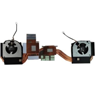 Imagem de Ventoinha e dissipador de calor para CPU/GPU de laptop para 6-31-NP7HN-102 FNTR FNTS DFS5K22115371U EP FNTR DFS5K223052831 FNTS DC5V 0.5A 4PIN Novo