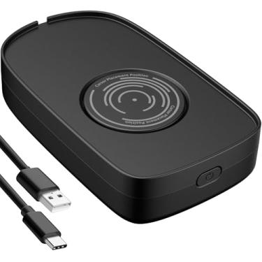 Imagem de INFOTOP Mouse Jiggler, ultrafino, 20dB silencioso e silencioso, movimento de mouse indetectável simula movimento realista, agitador sem motorista para manter o PC ativo e seguro