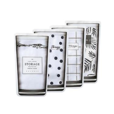 Imagem de Conjunto com 4 Porta-Alimentos de Silicone Simple | Hermético e Reutilizável