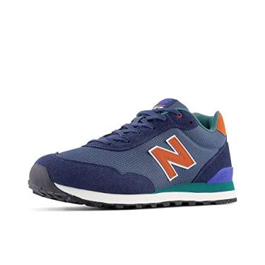 Imagem de New Balance Tênis masculino 515 V3 clássico, Índigo vintage/azul-marinho/caiena, 8