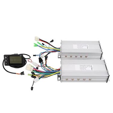Imagem de aqxreight Controlador de Motor Sem Escova para Bicicleta Elétrica 36V / 48V 1000W Display LCD para Motores de Scooter Elétrico de Bicicleta Elétrica o Tempo de Controle Atinge um Controlador