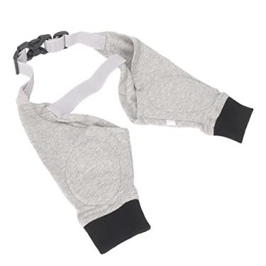 Imagem de Yosoo Health Gear Protetor de Cotovelo para Cães, Suspensórios Ajustáveis ​​para Pernas Dianteiras Com Almofadas de Algodão Respiráveis ​​para Cães Médios e Grandes, Manga Protetora de Aquecimento (S)