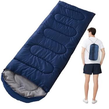 Imagem de Sacola de Dormir Envelope com Capuz Leve para Acampamento Hiking Aventuras Mochilão e Viagens Noturnas Retenção Calor Materiais Respiráveis Design Confortável