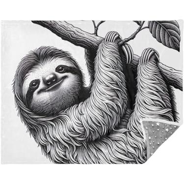 Imagem de TSENQUE Lindos cobertores e mantas cinza preguiça para sofá escritório cobertores para mulheres 177.8 cm x 139.7 cm impresso cobertores de sofá