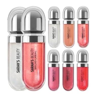 Imagem de kit 2 glossy lips 3d gloss moderno labial lips moda blogueira alta hidratação (04 e 06)