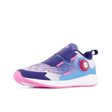 Imagem de New Balance Tênis de corrida infantil FuelCore Reveal V3 Boa, Violeta vibrante/aura/chiclete, 11 Little Kid