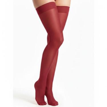 Imagem de Meia 7/8 Fio 15 Sem Renda Selene 9007.001, Vermelho, U (38/44)