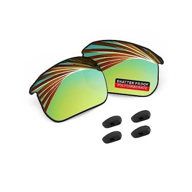 Imagem de iLikeo Lentes de reposição e almofadas de nariz polarizadas de policarbonato PRO+ para óculos de sol BOSE Tempo BMD0011 - Flare Gold