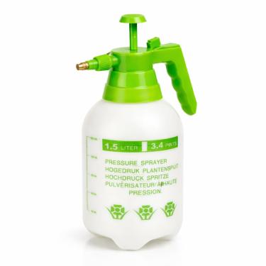 Imagem de Pulverizador de Pressão Acumulada 1,5 Litros - Borrifador Manual Profissional com Bico Ajustável para Jardinagem, Limpeza Automotiva e Dedetização - Gatilho com Trava de Segurança