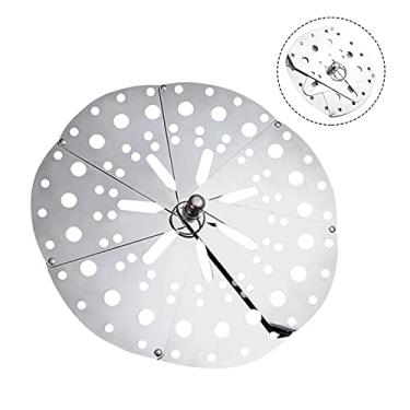 Imagem de Tampa Universal Retrátil de Aço Inoxidável com Vendas Vapor Acessórios Cozinha para Panelas Frigideiras Skillets Design Anel Tração Econômico Espaço R