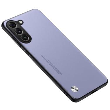 Imagem de Capa de couro para Samsung Galaxy S25/S25 Plus/S25 Ultra, ultrafina, antiimpressões digitais, capa de negócios macia à prova de choque