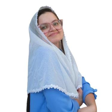 Imagem de Véu CCB Renda Delicada Formato:Retangular - Meu Véu, Retangular