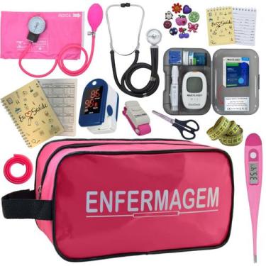 Imagem de Kit De Enfermagem Completo Medidor Glicose Aparelho Pressao - PREMIUM,