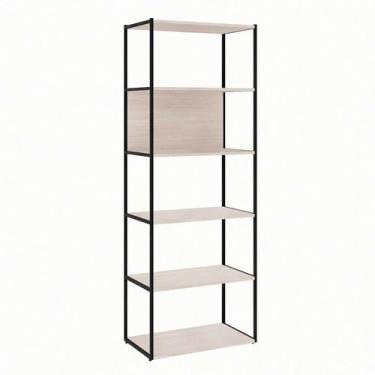 Imagem de Estante Shelf Carvalho Berlin e Preta 173 cm - GEBBWEB