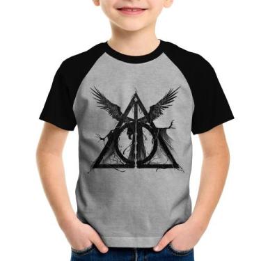 Imagem de Camiseta Raglan Infantil The Tale of the Three Brothers - Foca na Moda