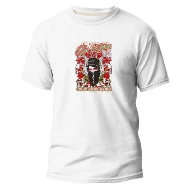 Imagem de Camiseta Lisa Algodão Premium Estampa Digital Refém Aztecas - Pavesi, 